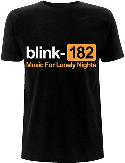 Blink 182 T Music For Lonely Nights Band Tshirt