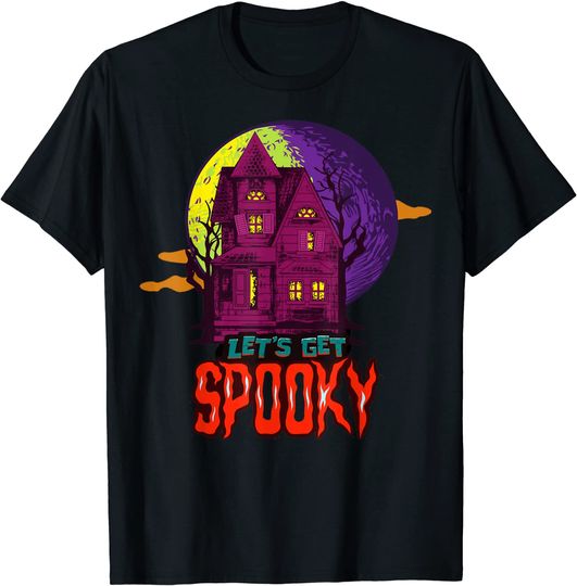Let's Get Spooky Haunted-House Halloween Costume Essential T-Shirt