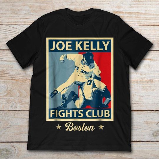 Joe Kelly Fights Club Baseball Red Sox T Shirt