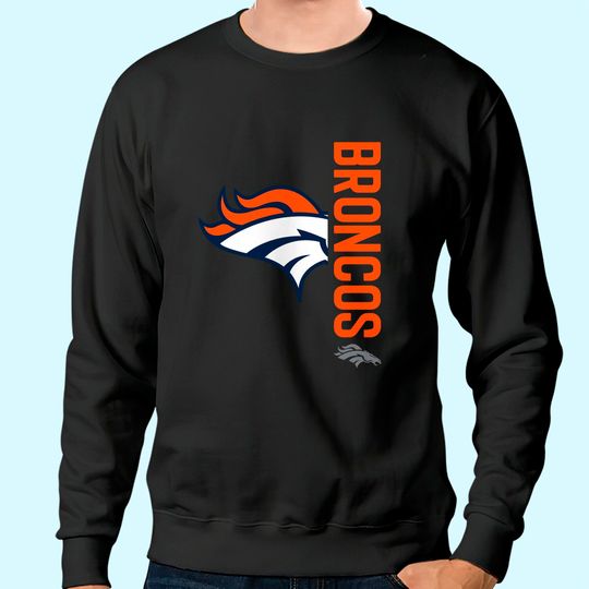 New Era Men's Navy Denver Broncos Big & Tall 2-Hit Sweatshirt