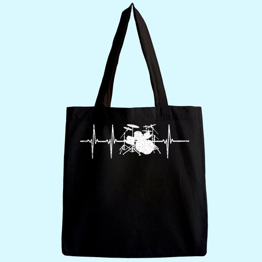 Men's Classic Tote Bag Drummer Heartbeat