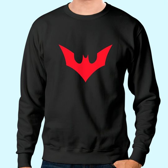 Mens Batman Beyond Beyond Bat Logo Sweatshirt