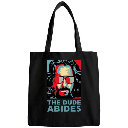 The Big Lebowski The Dude Abides Man Unisex Tote Bag