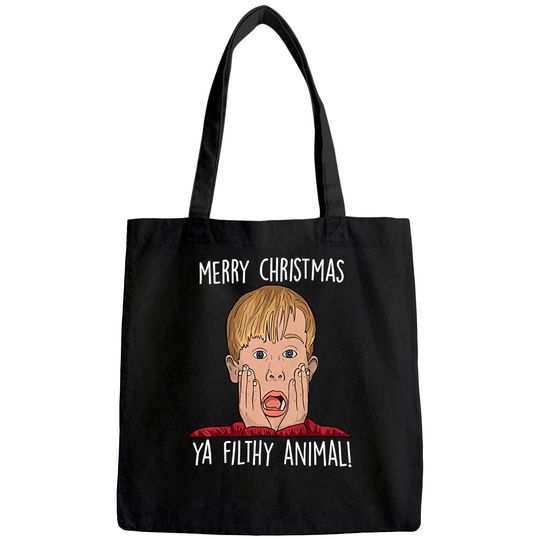 Home Alone Kevin McCallister Merry Christmas Ya Animal Filtr Unisex Tote Bag