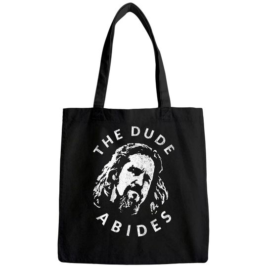 The Big Lebowski The Dude Abides  Unisex Tote Bag