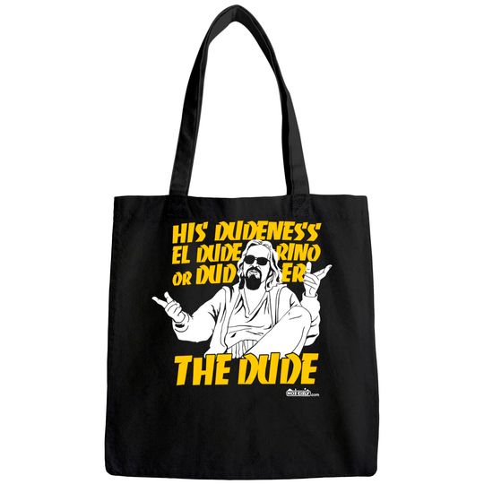 The Big Lebowski The Dude  Unisex Tote Bag