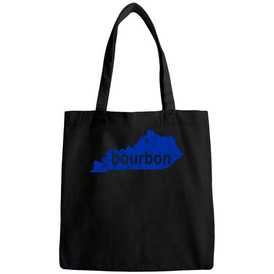 Kentucky Bourbon Tote Bag Distressed KY Home of Bourbon Tote Bag
