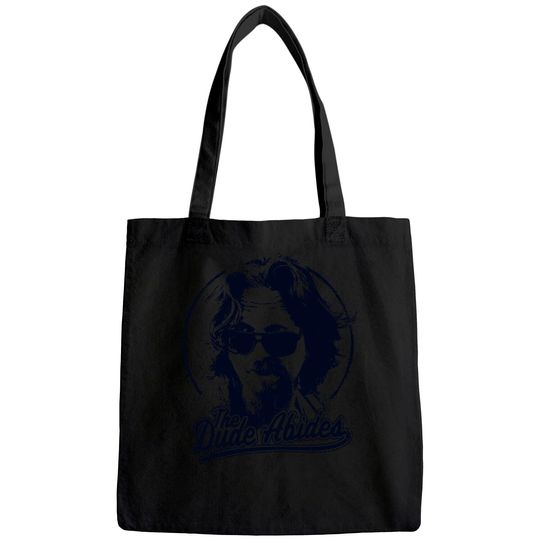 The Big Lebowski The Dude Abides Classic Circle Logo Tote Bag