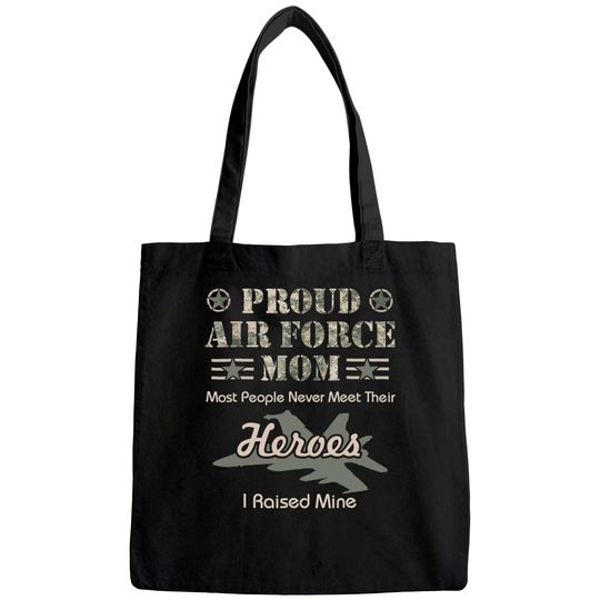 Proud Air Force Mom Tote Bag