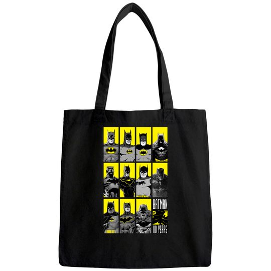Batman 80 Years Batmen Tote Bag