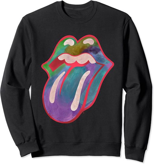 The Rolling Stones Colors Tongue Sweatshirt