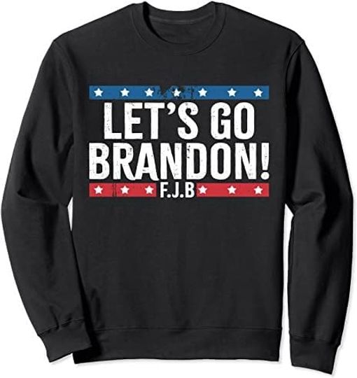 Let’s Go Brandon Conservative US Flag Gift T-Shirt for Men Women