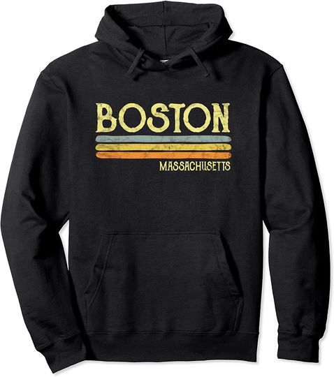 Vintage Boston Massachusetts Ma Love Gift Souvenir Hoodie
