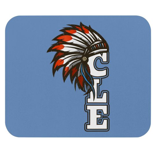 Cle Cleveland Ohio Native American Indian Tribe Mouse Pad
