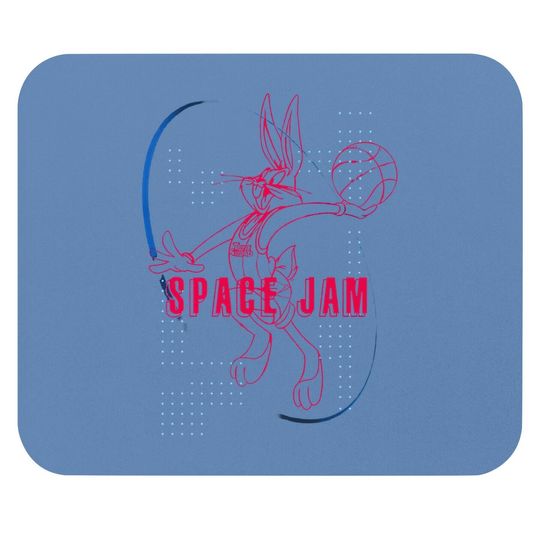 Space Jam New Legacy Short Sleeve Mouse Pad- Looney Tunes Tune Squad Bugs Bunny Mouse Pad
