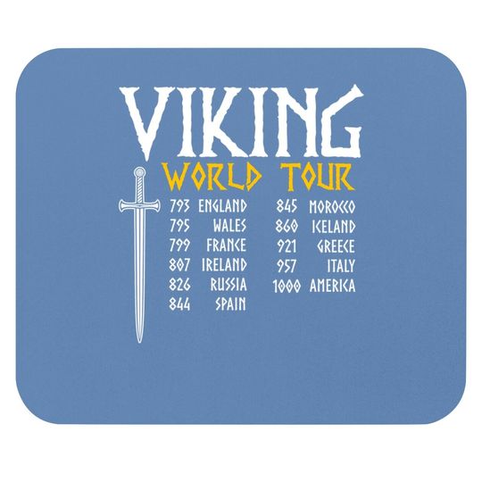 Viking World Tour Mouse Pad