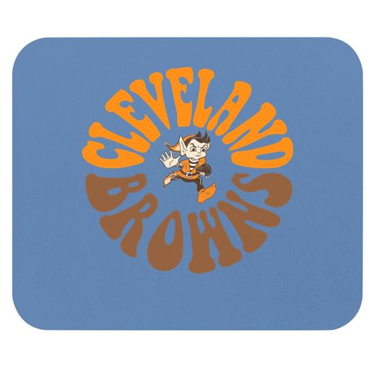 Discover Cleveland Browns Hippy Style Elf Mouse Pad