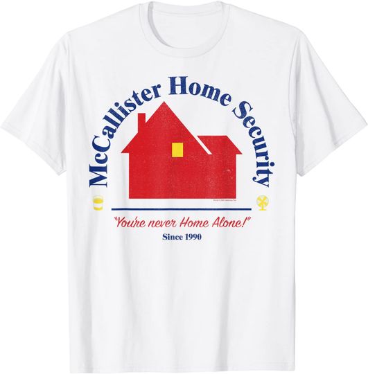 Home Alone McCallister Home Security Logo T-Shirt