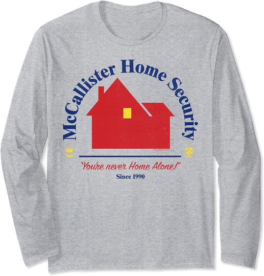 Home Alone McCallister Home Security Logo Long Sleeve