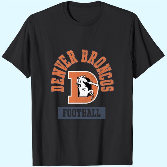 Denver Broncos Vintage Triblend Short Sleeve Crew Neck Tee Men's