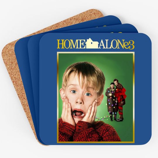 Home Alone Kevin Mccallister Surprise Merry Art Coaster