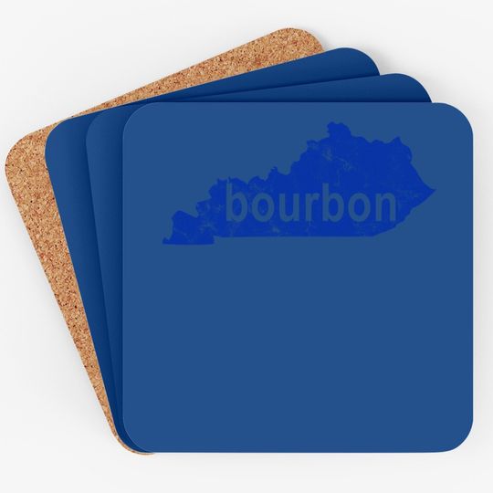 Kentucky Bourbon Coaster Distressed Ky Home Of Bourbon Coaster