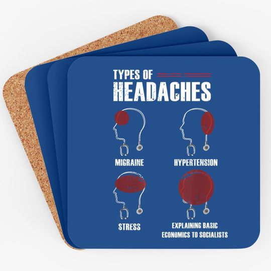 Funny Capitalist Gift Anti Socialism Capitalism Coaster