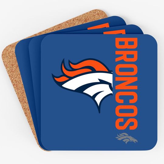 New Era Navy Denver Broncos Big & Tall 2-hit Coaster
