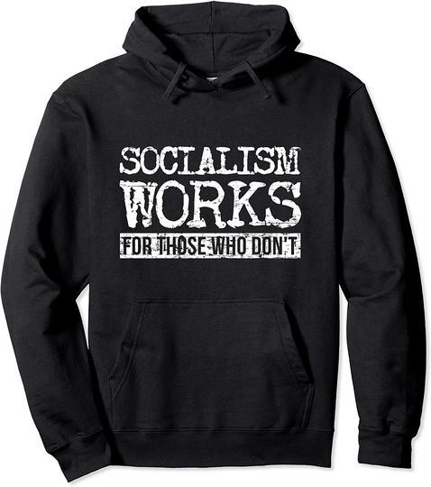 Freedom Lover Capitalist Anti Communist Gift Anti Socialism Pullover Hoodie