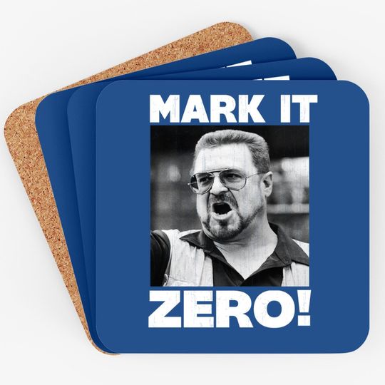 American Classics The Big Lebowski Movie Mark It Zero Walter Adult Short Sleeve Coaster Graphic Tee