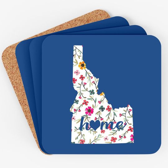 Floral Idaho Home Coaster
