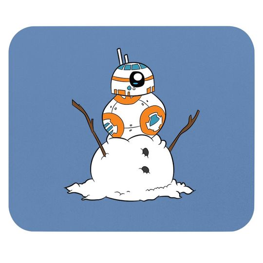 Snowman Robot On Snowman Essential Mouse Pads