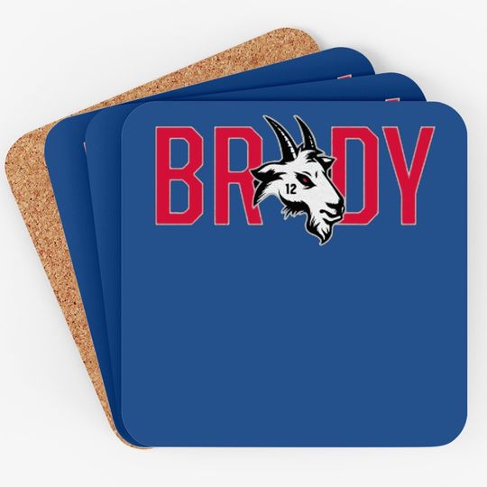 Tom Brady Goat Coaster