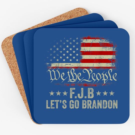 Let’s Go Brandon Anti Liberal Coaster