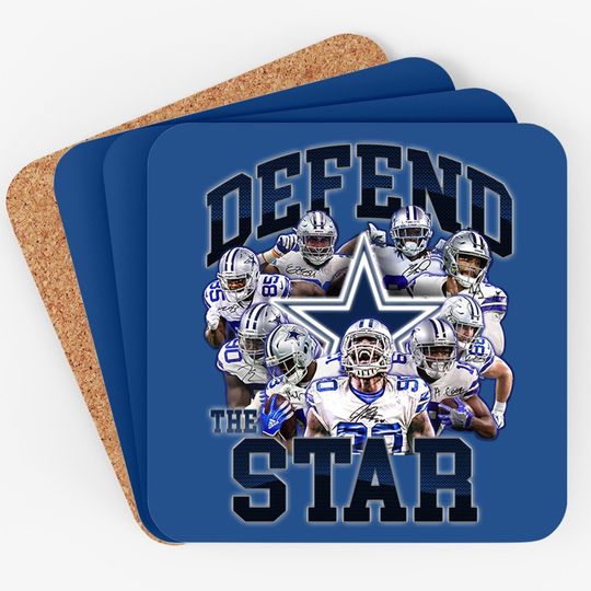 Defend The Star Dallas Cowboys Coaster