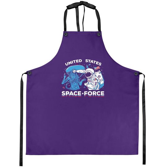 U.s. Space Force | United States American Military Alien Fight Apron