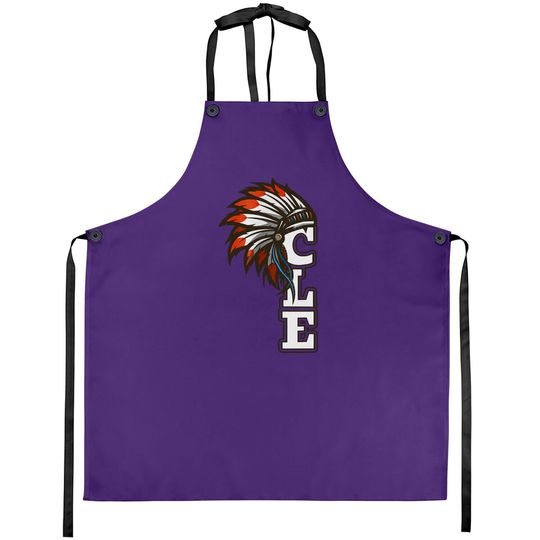 Cle Cleveland Ohio Native American Indian Tribe Apron