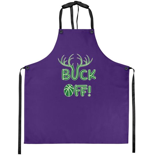 Buck Off Milwaukee Wisconsin Basketball Fan Apron