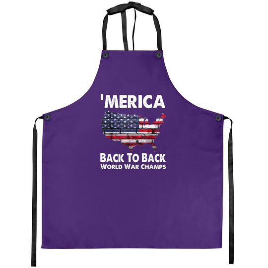 Merica-back-to-back-world-war-champs Apron