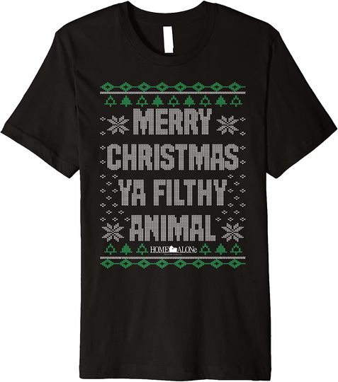 Home Alone Merry Christmas Ya Filthy Animal Ugly T-Shirt