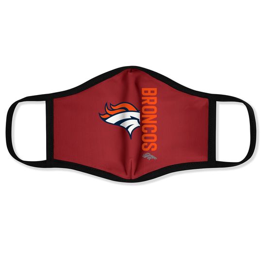 New Era Navy Denver Broncos Big & Tall 2-hit Face Mask