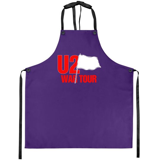 U2 War Tour Vintage 1983 Black Concert Apron