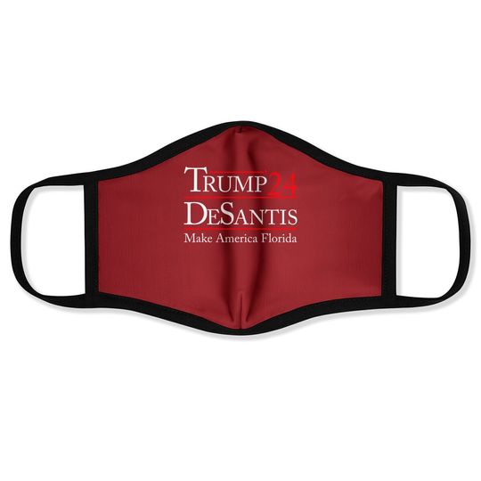 Make America Florida, Trump Desantis 2024 Election Man Face Mask