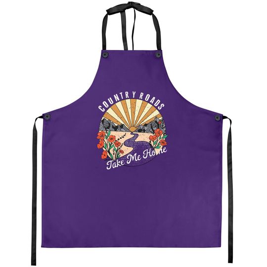 Discover Country Roads Take Me Home Apron