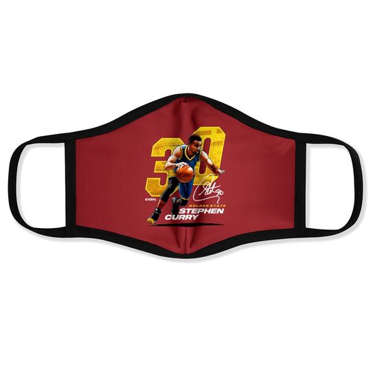 500 Level Steph Curry Golden State Basketball Face Mask