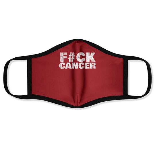 Fck Cancer Cancer Sucks Face Mask