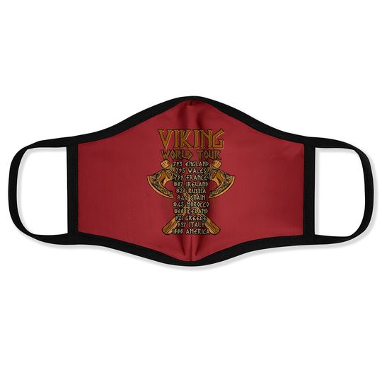 Viking World Tour Face Mask