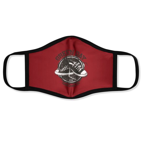 Green Day Converse 2 Face Mask