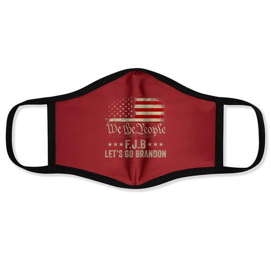 Let’s Go Brandon Anti Liberal Face Mask
