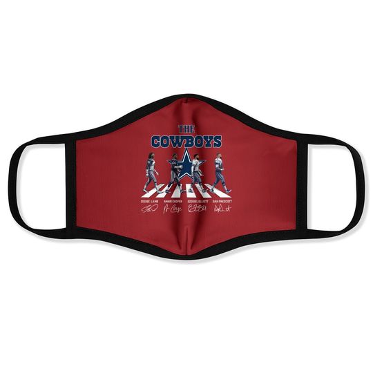 Dallas Cowboys Walking Road Face Mask